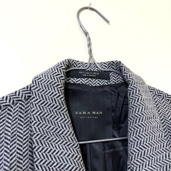 ZARA MAN COLLECTION: Herringbone Sport Coat/Blazer (New) - Picture 5 of 6